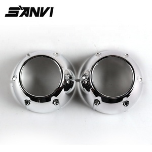 SANVI Newest Car Accessories Vehicle Headlight Projector Lens GTI Shrouds Car Parts 3.0 Inch Lens Cover Bi Xenon Projector Lens - Product Image 2