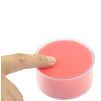 Humidificateur de papier rond en plastique pour bureau, humidificateur de doigts, humidificateur de papier pour comptage, fournitures de bureau et scolaires