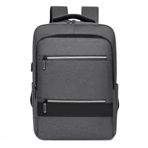 Marksman mochila impermeável com carregador, fornecedor anti-roubo para computador portátil com porta de carregamento usb inteligente oxford