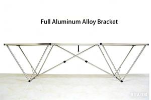 Table pliante légère en alliage <span class=keywords><strong>d</strong></span>'aluminium de 3 mètres, table de pique-nique en plein air, table de barbecue, table de fête avec règle intégrée - Product Image 2