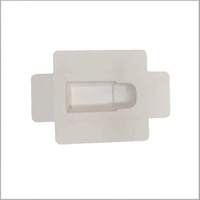 Plateau en pulpe moulée sur mesure, matériaux recyclés, support intérieur en pulpe de papier blanc, emballage de boîte cadeau pour flacons de parfum et articles d'épicerie