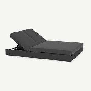 Chaise longue double large <span class=keywords><strong>pour</strong></span> les couples adorables Hôtel Beach Outdoor Sunbed - Product Image 3