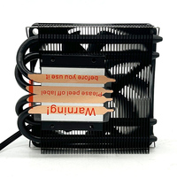 Desktop Computer Radiator Cpu Mini Chassis Luchtgekoelde 4Heat Pipe Dunne Itx All-In-One Radiator Fan Chassis Cpu Grafische Kaart