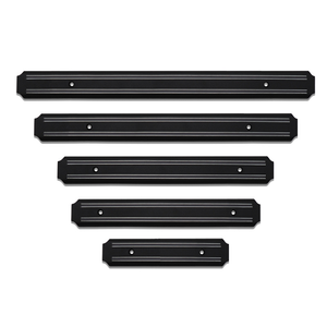 ブラック磁気ナイフストリップホルダープラスチック磁気ナイフラックブラックナイフストリップ磁気ツールホルダーストリップバー - Product Image 3