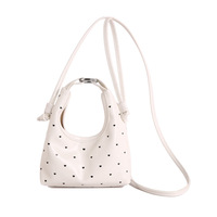 Sac à main chic coréen en PU avec fermeture éclair, petit format, nouvelle collection été 2026, style européen et américain, pour femme, haut de gamme
