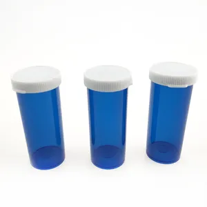 6D 8D 13D 16D 20D 30D 40D 60D PP Plastic Container Transparent Solid Color Plastic Pill Vials Snap Vials With Lid