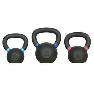 4kg 16kg 20kg 48kg Engraved KG LB Pesa Rusa Gym Kettlebell Weight Yoga Fitness Customize Casting Iron Kettle Bell