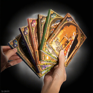 Paquete de 50 Hojas de Papel Decorativo Vintage Estilo Portapapeles con Diseño de Cuentos de Hadas de Temática Oscura para Regreso <span class=keywords><strong>a</strong></span> Clases y Graduación - Product Image 3