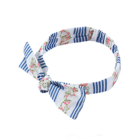 Diadema de Tela Elástica de Algodón Orgánico Personalizada con Estampado Floral para Bebés y Niños Pequeños, Unisex, Linda, para las Cuatro Estaciones, CHOCHO SAMA