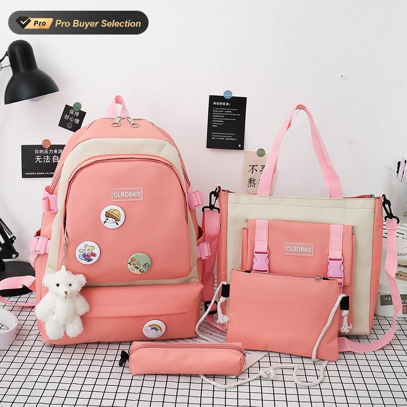 Школьная сумка kalanta oem для женщин, вместительный рюкзак в Корейском стиле для начальной, младшей и старшей школы