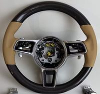 Volant sport en cuir Porsche de haute qualité, Plug & Play pour Macan Panamera Taycan Cayenne Cayman 718 911 918 991 981 987