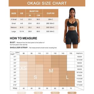 Sujetador deportivo FOXA Halter con relleno, tiras y espalda abierta, top corto para entrenamiento y gimnasio para mujer - Product Image 6