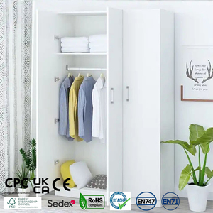 Armario de Diseño Moderno, Económico y Ecológico, Muebles de Dormitorio, Armario de Madera para Ropa - Product Image 1