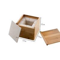 Boîtes d'emballage en bois de noyer et en bambou de taille personnalisée en gros, petites et grandes, avec couvercle coulissant