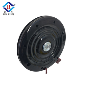 A28-1 <span class=keywords><strong>Table</strong></span> à manger <span class=keywords><strong>ronde</strong></span> moderne Offre Spéciale de 10 pouces <span class=keywords><strong>avec</strong></span> plaque pivotante Lazy Susan Turntable Chaise en acier noir pour salon - Product Image 2