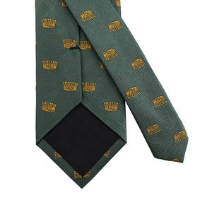 Qualité Chine Fournisseur En Gros Hommes Personnalisé <span class=keywords><strong>Cravate</strong></span> De Luxe Vert Couronne D'or 100% Soie Jacquard Tissé Hommes Chic Cou Cravates Nouveau - Product Image 6
