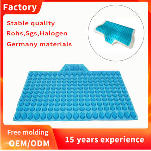 Premium Ergonomic 50*40*0.5cm Cooling Gel Pad Cover Modern Style Orthopedic Memory Foam Neck <b>Pillow</b> for Relaxation and <b>Massage</b> - Product Image 2