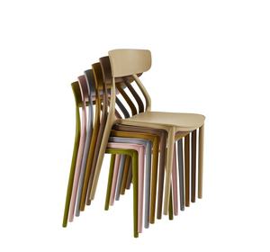Modern <b>Stackable</b> PP Plastic <b>Dining</b> <b>Chair</b> – Minimalist Cafe & Restaurant <b>Chair</b> Wholesale - Product Image 2