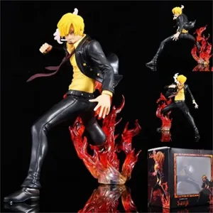 <span class=keywords><strong>Figurine</strong></span> modèle de personnage de dessin animé, jouet de collection, 19 cm, PVC, grande statue, <span class=keywords><strong>figurine</strong></span> d'anime <span class=keywords><strong>Sanji</strong></span> - Product Image 2