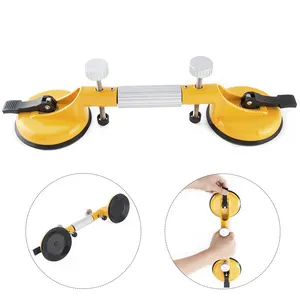 Countertop installation tool for seam joining leveling adjustable vacuum suction cups stone granite seamless seam setter
