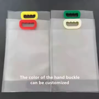 Pochette sous vide en plastique et nylon avec impression de logo personnalisé emballage de grain de haricot sac de riz de 1Kg 5Kg avec poignée