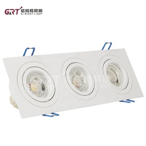 Chất Lượng Tốt Nhôm Văn Phòng Chìm Trần Tùy Chỉnh Công Suất SMD COB GU10 Dẫn Xuống Ánh Sáng - Product Image 2