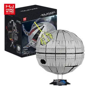 HW Star Plan The Death Star Play Set Statue Combo UCS Destroyer Model Toy Assembly Building Blocks Bricks 7008pcs