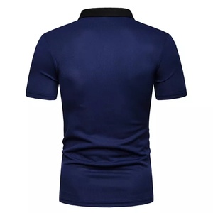 เสื้อโปโลผู้ชายแบบสปอร์ตผ้าคอตตอนผสมโพลีเอสเตอร์ปักลายโลโก้พิมพ์ลายแบบซับลิเมชั่นสั่งทำได้ขายส่ง - Product Image 4