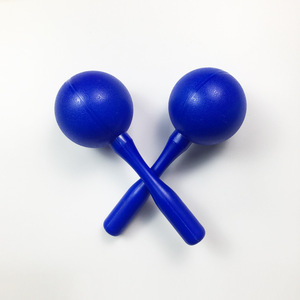 Maracas en plastique en gros pour enfants, instrument de percussion Orff, développement auditif, balle de sable, accessoire d'ambiance, léger et sûr - Product Image 2