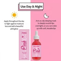 Sérum Lèvres Roses Hydratant Éclaircissant et Nourrissant Format Voyage Coréen OEM Marque Privée pour Soin des Lèvres