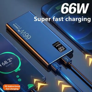 Pd66w 20000 mAh công suất lớn ngân hàng điện với superfast sạc <span class=keywords><strong>10</strong></span>,000 hai chiều nhanh chóng sạc QC điện thoại di động cung cấp - Product Image 3