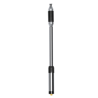 Antena Táctica Telescópica para Exteriores, Walkie Talkie de 93 cm de Largo Alcance, 144/430 MHz, Conector BNC, Ganancia de 3.0/5.5 dbi, 10 W