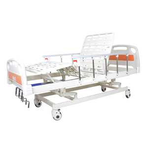 <span class=keywords><strong>Lit</strong></span> médical manuel à 3 manivelles à faible coût pour soins à domicile et hôpital, réglable en hauteur, 3 fonctions, capacité de 150 kg, certifié CE, garantie 3 ans - Product Image 6