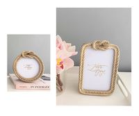 Cadres photo minimalistes, nouveau modèle moderne, fait à la main, pour décoration de la maison, présentoir de table, cadre en résine