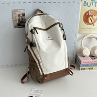 Sac à dos en nylon imperméable grande capacité pour l'école et les voyages, sac à dos décontracté pour le sport et la mode, sac à dos pour ordinateur portable pour étudiants