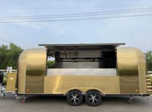 Camion de restauration de style Floride, construction en acier inoxydable et aluminium, hotte de ventilation conforme aux normes sanitaires américaines pour les bonbons et les chips - Product Image 3