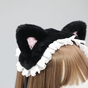 ที่คาดผมหูแมวนุ่ม L0003โลลิต้าน่ารักพร้อมลายจุด-คอสเพลย์น่ารัก - Product Image 4