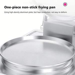 Crepiere eléctrico comercial Calefacción de doble cara Gaufrier Máquina para hacer crepes con sabor a salsa de <span class=keywords><strong>mil</strong></span> capas Máquina para hacer crepes - Product Image 2