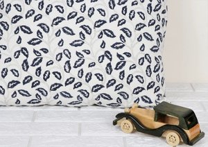 <b>Printed</b> Boho Tufted Blue And White Jaipuri Print <b>Cushion</b> Cover Decorative Pillow Case for Sofa Bedroom Living Room Home - Product Image 5