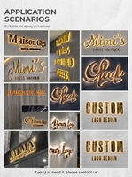 Nouveau style 2026 – Lettres LED acryliques lumineuses Halo étanches pour extérieur, qualité supérieure, 4500K, 6000K, 10000K, pour nom de magasin, garantie 2 ans