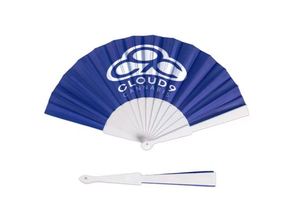 Abanicos Plegables de Poliéster de 33 cm, Abanicos Personalizables con Logotipo, Abanicos en Blanco para Sublimación - Product Image 4