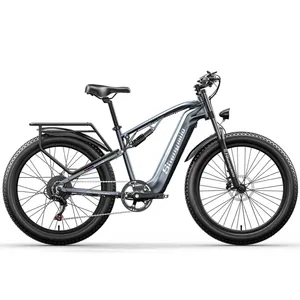Bicicleta Eléctrica MX05 con Motor Trasero sin Escobillas de 1000W, Bicicleta de Montaña para Adultos, Aluminio, 21 Velocidades, Batería de 17AH - Product Image 2
