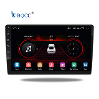 Autoradio Android BQCC 9 pouces, CarPlay sans fil, Android Auto, navigation GPS, carte mondiale - Compatible universel