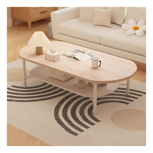 Nhà Máy Bán Sofa Bàn Trà Bằng Gỗ Trung Tâm Bảng Lưu Trữ Bàn Cà Phê - Product Image 1