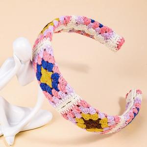 All'ingrosso accessori per capelli in tessuto pastorale uncinetto francese per ragazze divertente dolce elegante per feste - Product Image 6