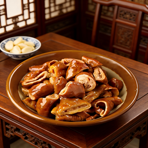 ไส้หมูหมักซอสซีอิ๊ว / ไส้หมูตุ๋นซอสซีอิ๊วขนาดใหญ่พร้อมรับประทาน ไส้หมูตุ๋นสำหรับร้านอาหาร - Product Image 2