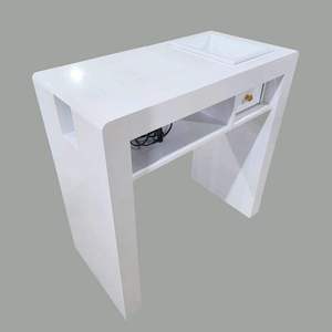 Mesa de manicura sencilla y elegante, muy vendida, mesa de manicura profesional blanca para salones de belleza - Product Image 2