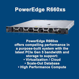 เซิร์ฟเวอร์แร็ค Original PowerEdge R660xs 1U รองรับ DDR5 แรม 64GB สูงสุด 2 โปรเซสเซอร์ Xeon เจนเนอเรชั่น 5 พร้อมฮาร์ดดิสก์ในตัว มีสินค้าในสต็อก - Product Image 5