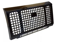 Calandre Avant Supérieure en ABS Noir Mat/Brillant LR069115/GLDF001, Style OE, Compatible avec Land Rover Defender Classique 1987-2016