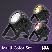 LQE Lampu Sorot Proyeksi LED RGBW Tahan Air IP65 untuk Luar Ruangan, DJ, Disko, Klub, Pernikahan, DMX Follow Spot